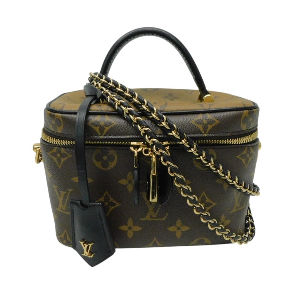 Louis Vuitton Vanity NV Monogram Reverse bag 2Way detachable chain shoulder